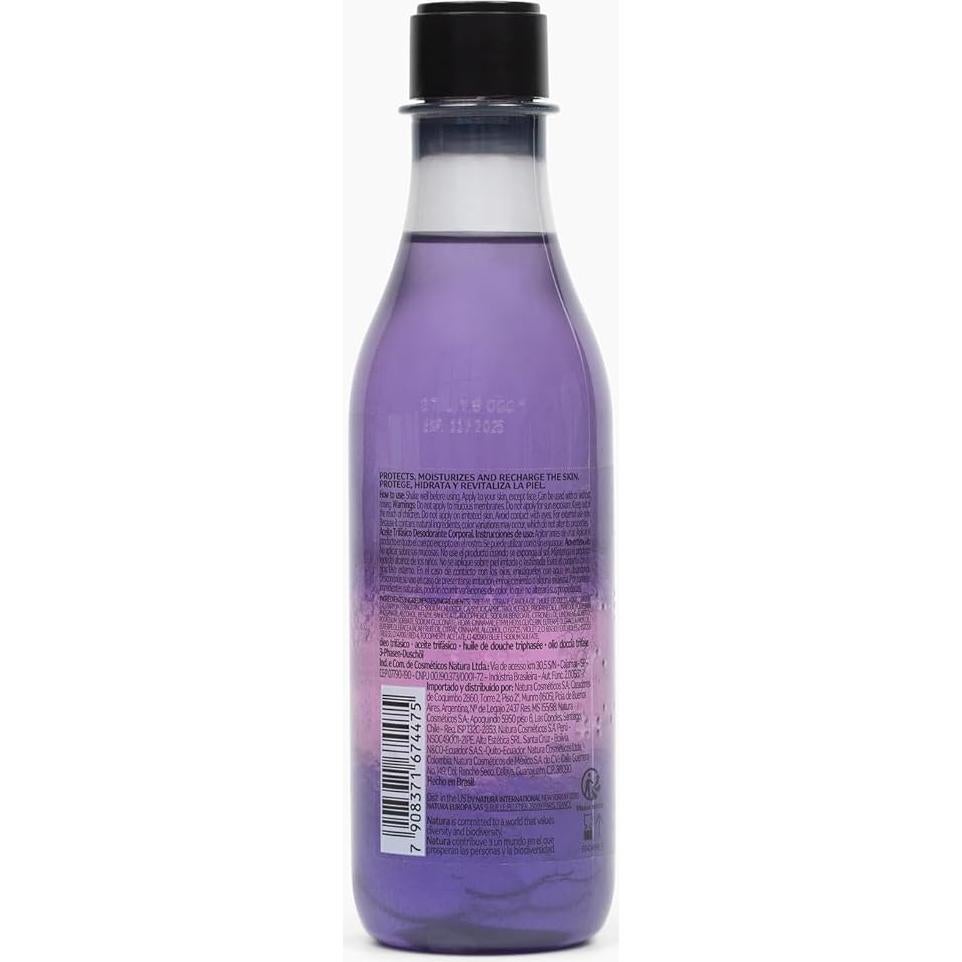 Aceite de Ducha Triple Fase Natura Ekos Açaí 200ml Hidratante