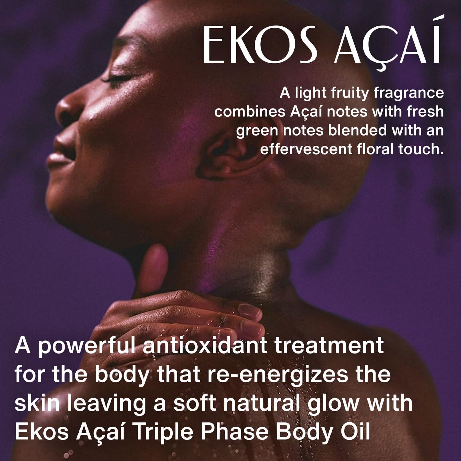 Aceite de Ducha Triple Fase Natura Ekos Açaí 200ml Hidratante