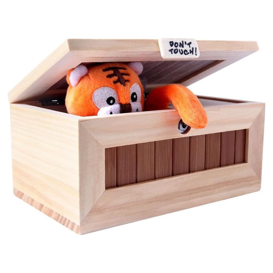 Caja Inútil XINHOME con Tigre Sorpresa y Carga USB