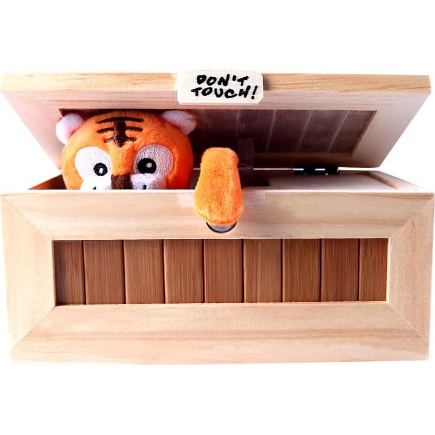 Caja Inútil XINHOME con Tigre Sorpresa y Carga USB