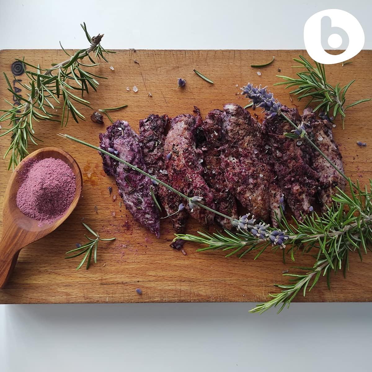 Organic Black Currant Powder from Freeze Dried Black Currants - Rich in Anthocyanins & Polyphenols - Plant Based Vitamin C - for Smoothies, Baking & Organic Food Coloring – 2.65oz