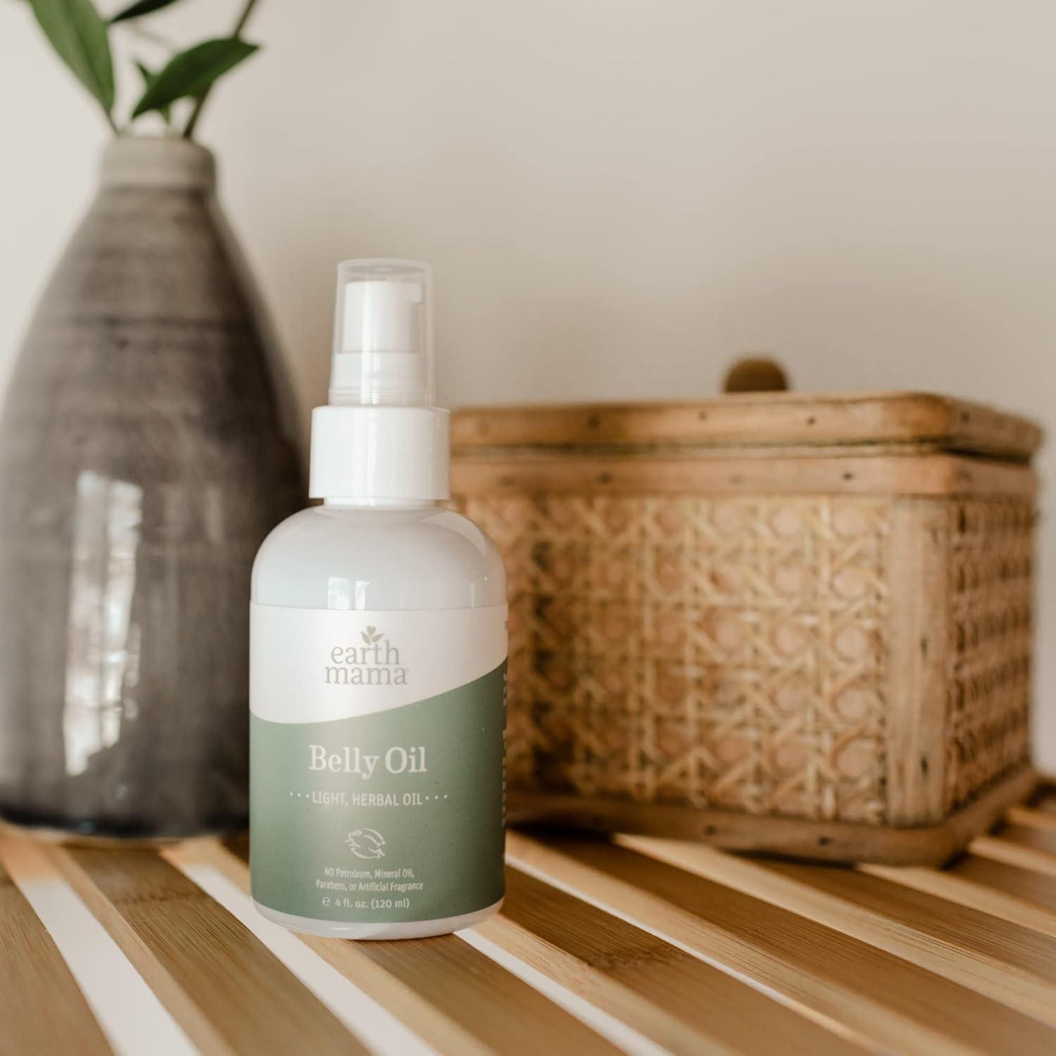 Aceite para Barriga Earth Mama 118 ml - Hidratante Orgánico