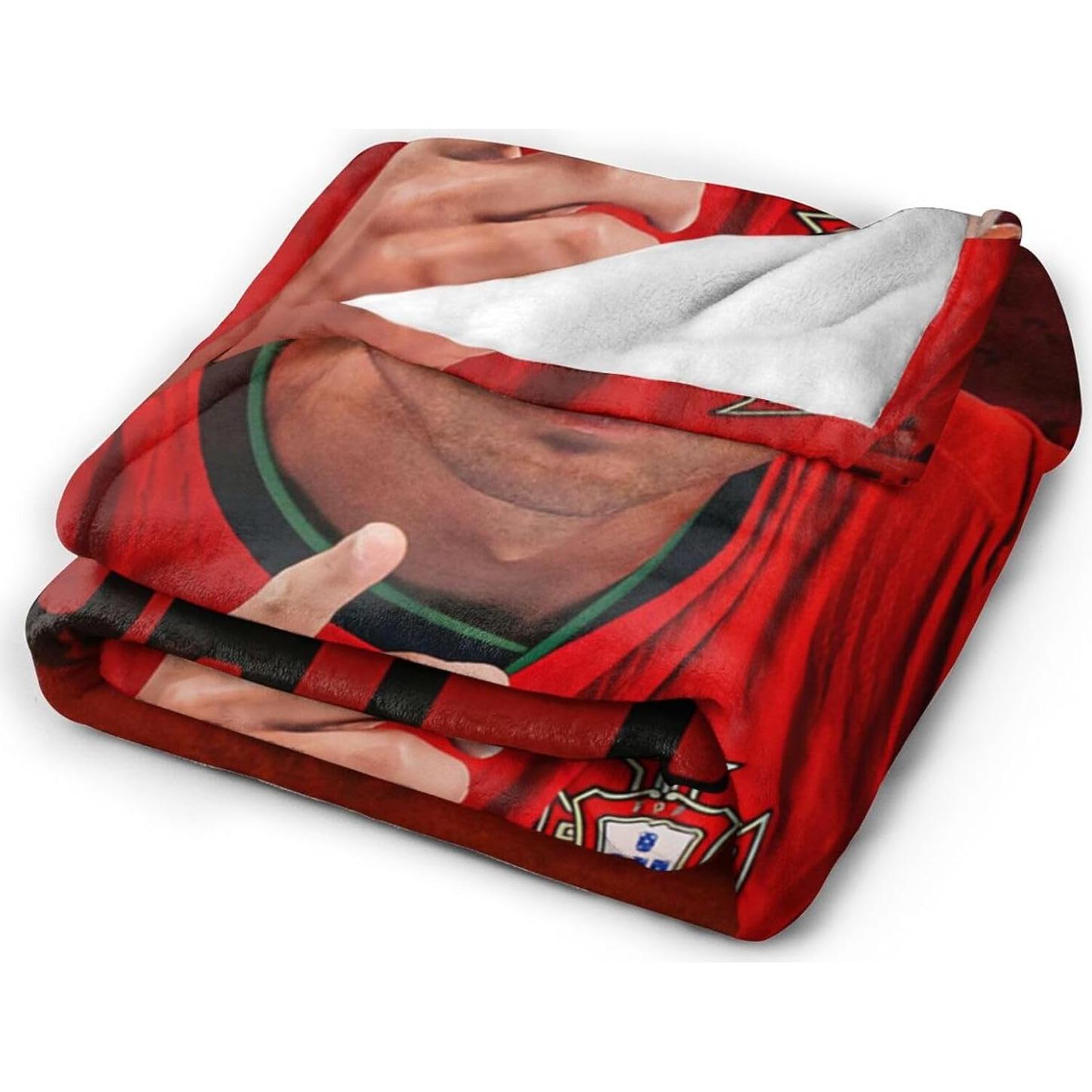 Manta de Fútbol Genérica 127x102cm Franela Antipilling Cálida