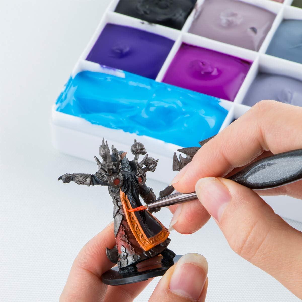 Juego de Pinceles de Detalle Fino Transon 8 Piezas Nylon