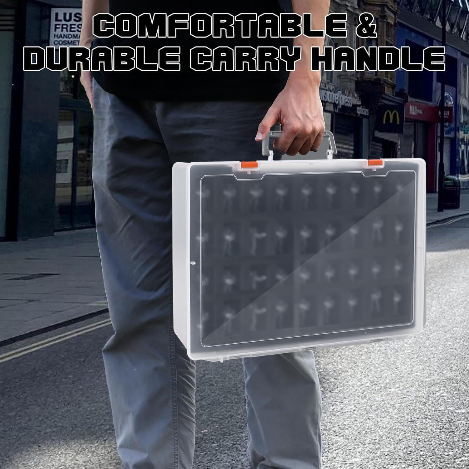 Caja de Almacenamiento Miniatura TONYLAIJIANTAO 2 Pcs 144 Compartimentos