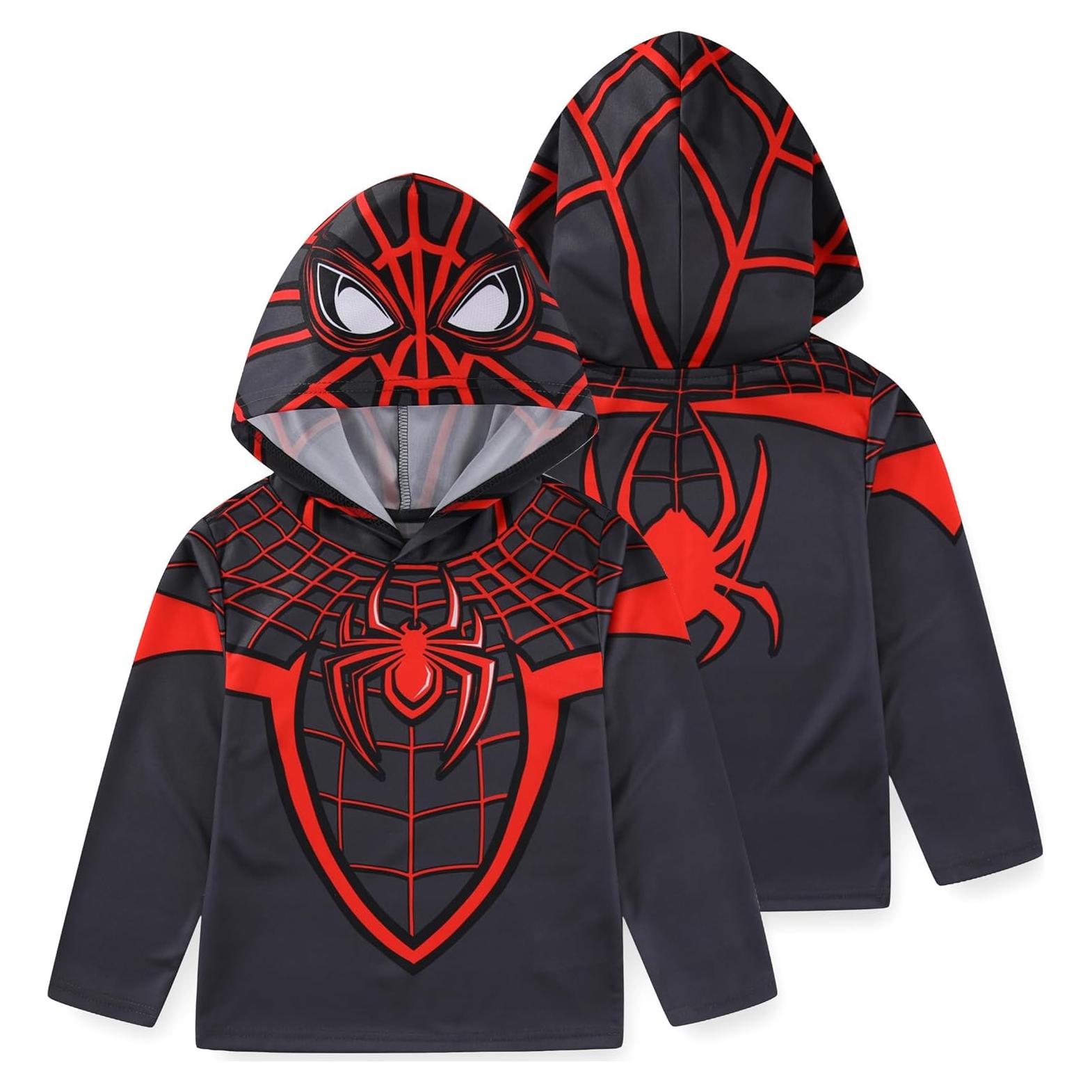 Camiseta con Capucha de Manga Larga Marvel Miles Morales Niños