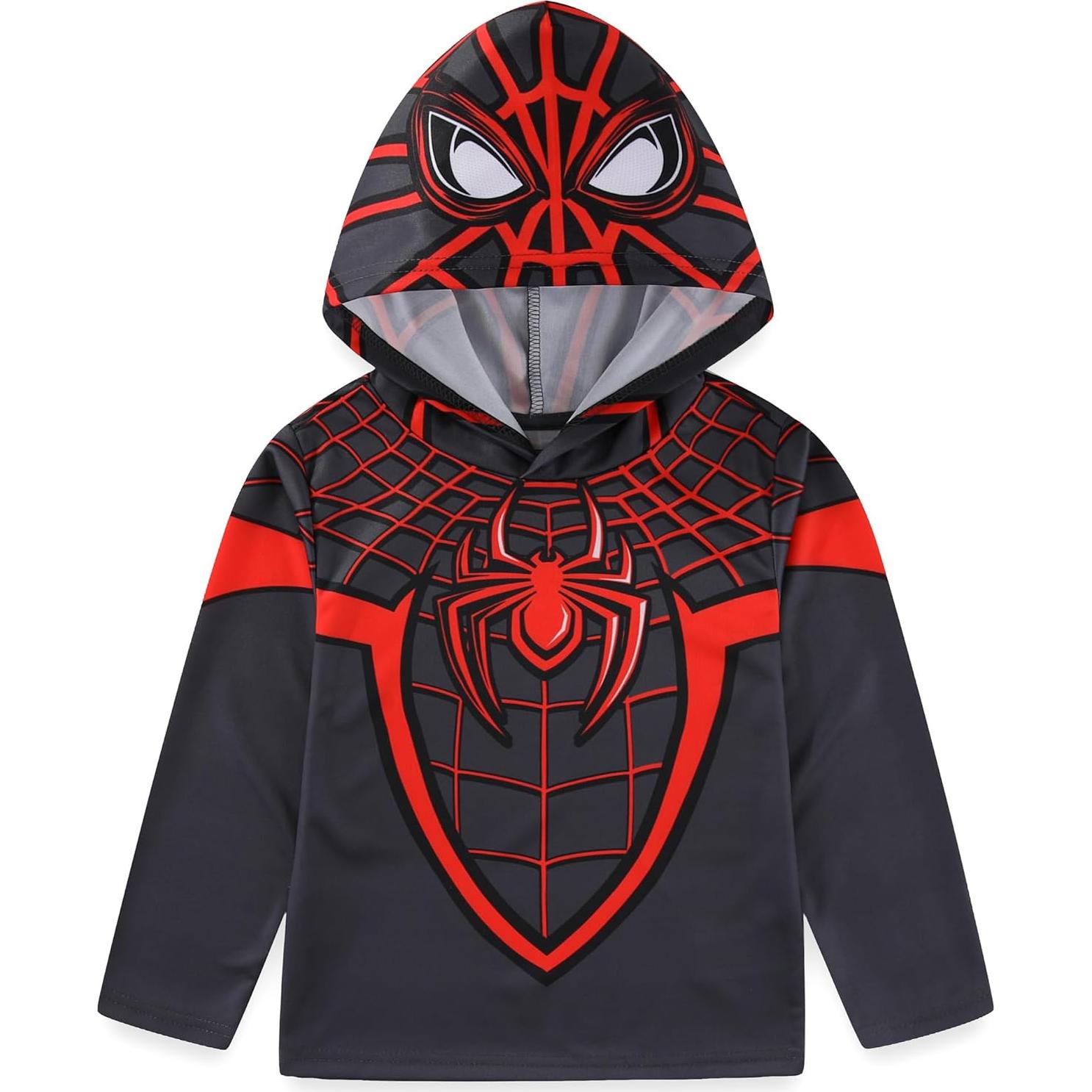 Camiseta con Capucha de Manga Larga Marvel Miles Morales Niños