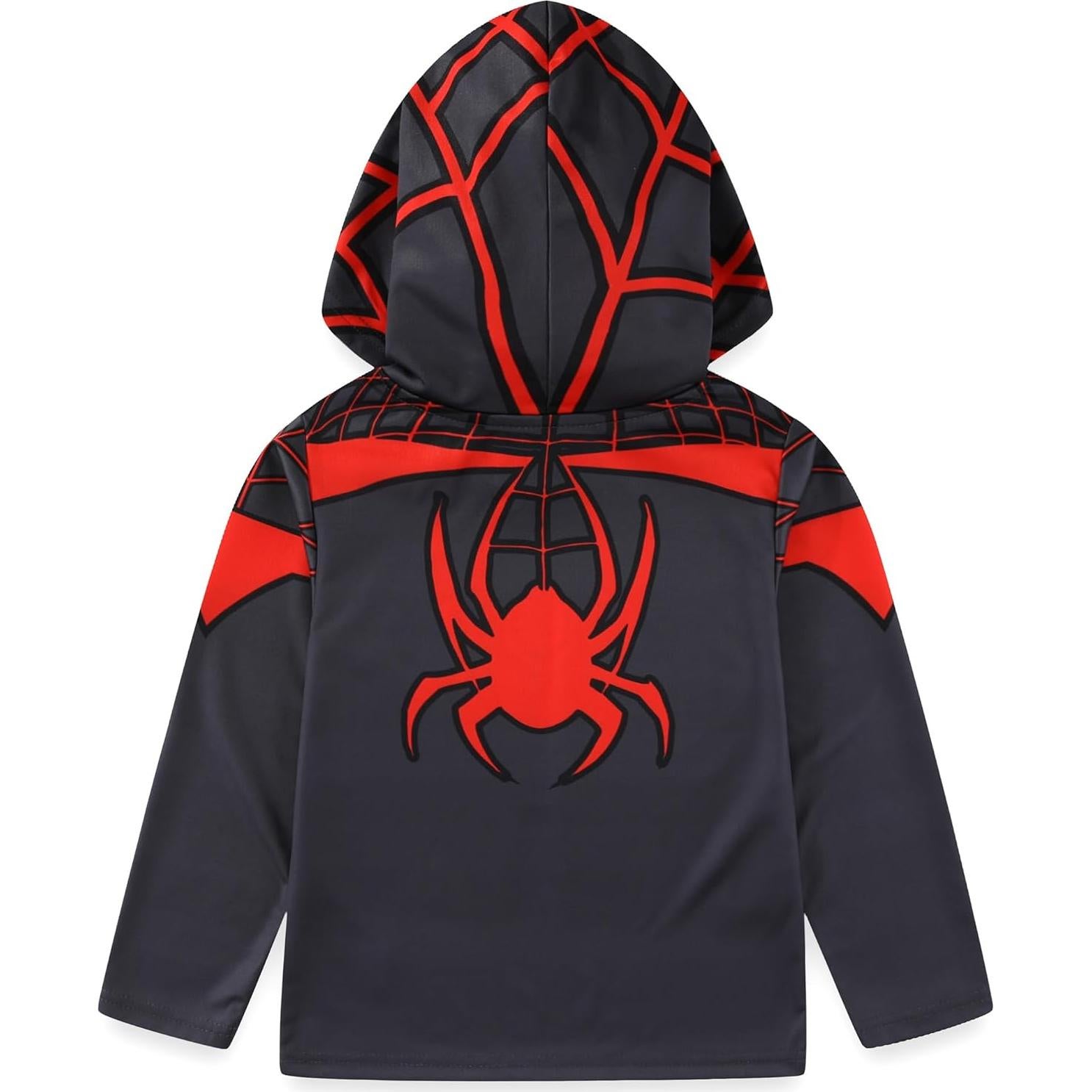 Camiseta con Capucha de Manga Larga Marvel Miles Morales Niños