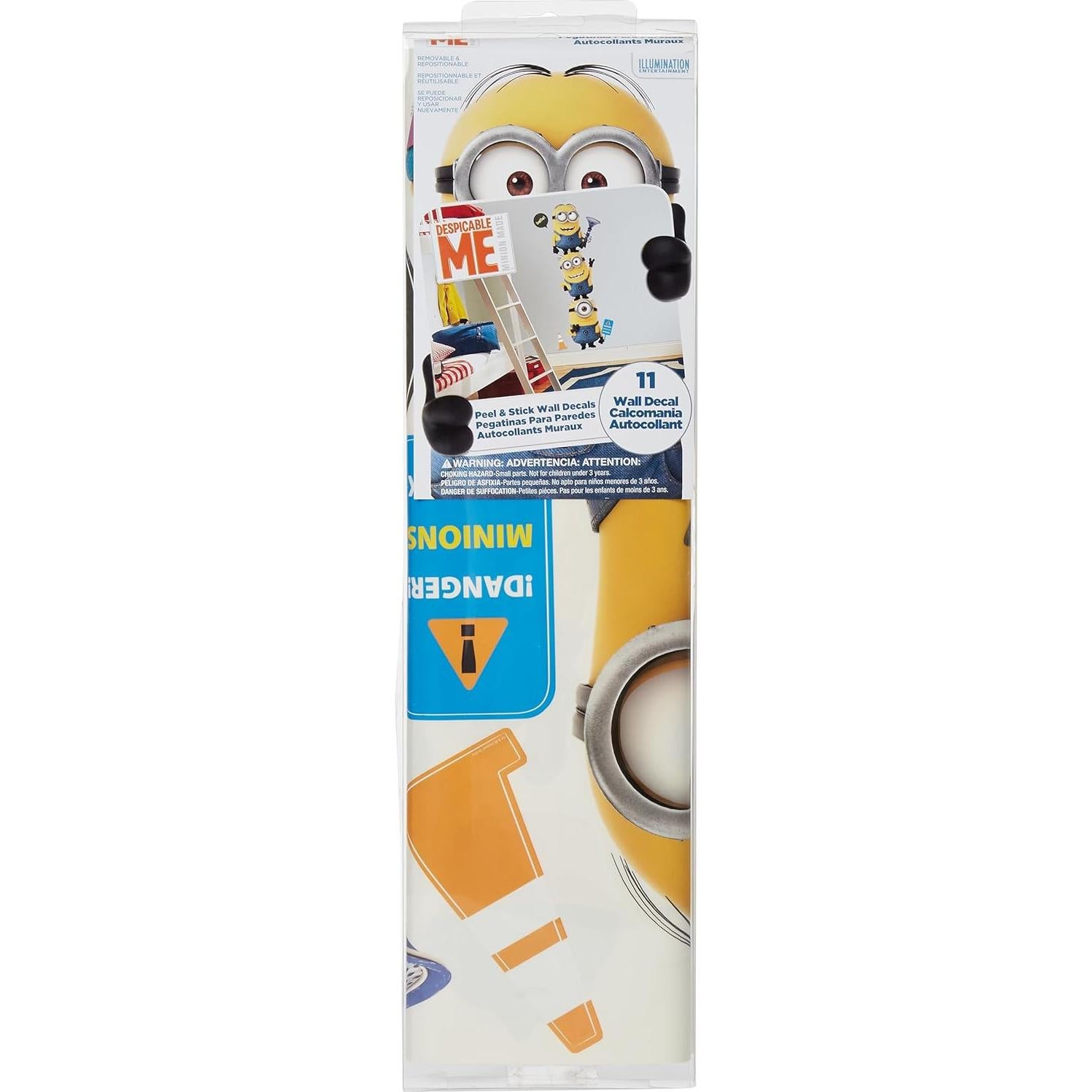 Calcomanías de Pared Minions RoomMates 101.6x45.72 cm Amarillo