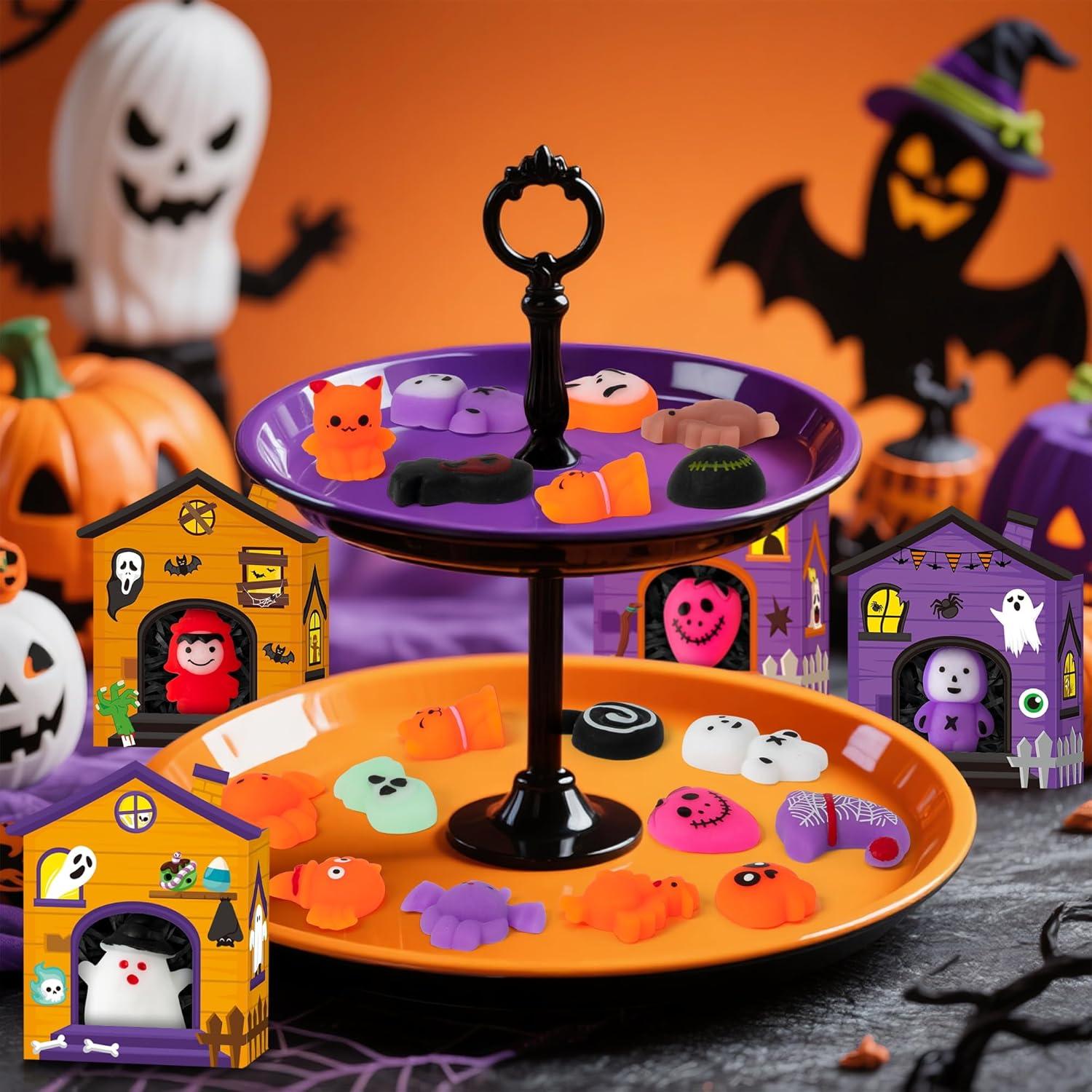 Paquete de 24 Juguetes Squishy Halloween CY2SIDE con Caja