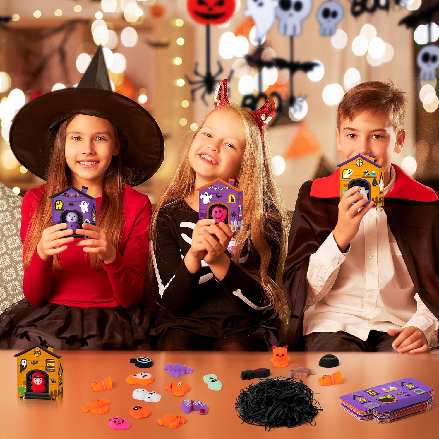 Paquete de 24 Juguetes Squishy Halloween CY2SIDE con Caja