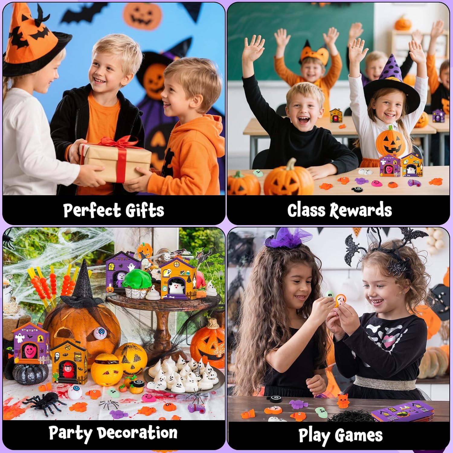 Paquete de 24 Juguetes Squishy Halloween CY2SIDE con Caja