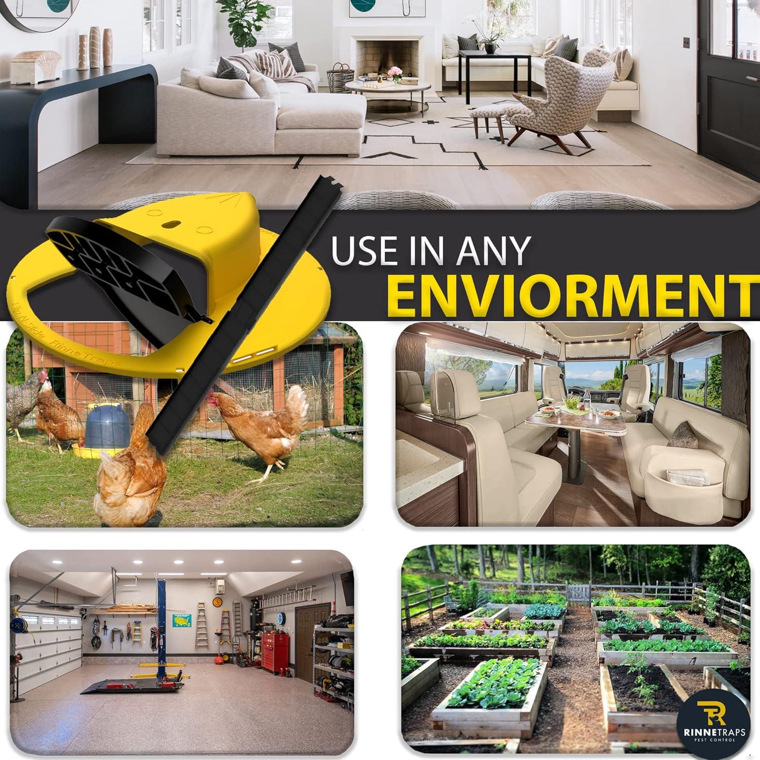 Trampa para Ratones RinneTraps Flip N Slide - Captura Múltiple