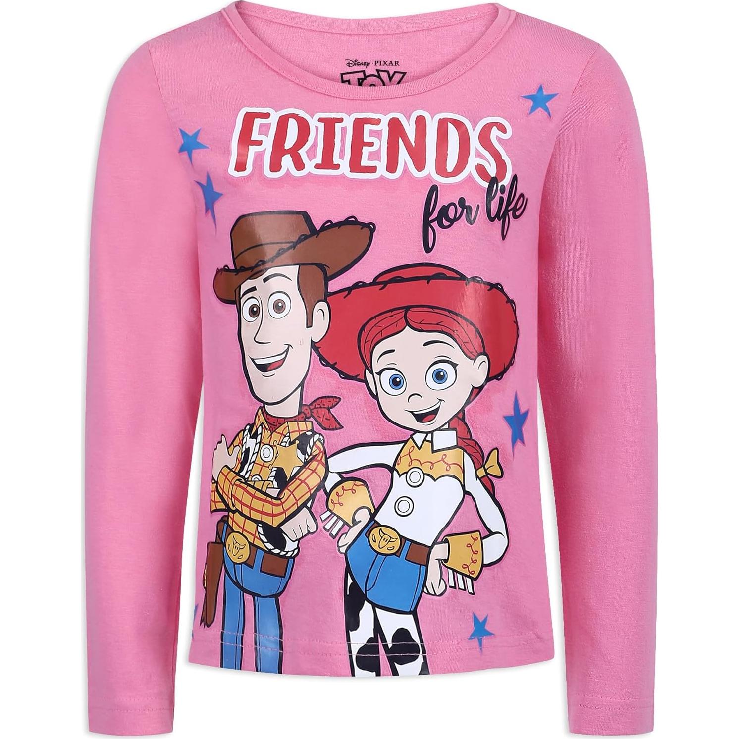 Camisetas de Manga Larga Disney Toy Story para Niñas - Paquete de 3