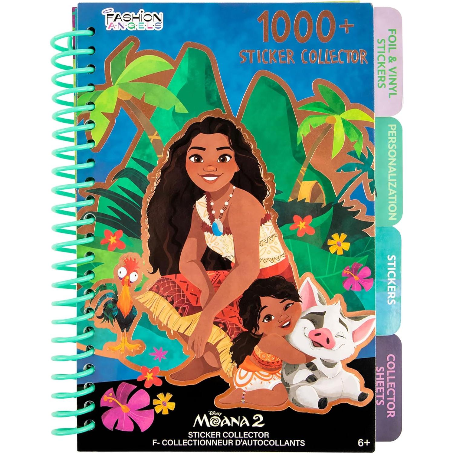 Libro de Stickers Disney Moana Fashion Angels - 1000 Stickers