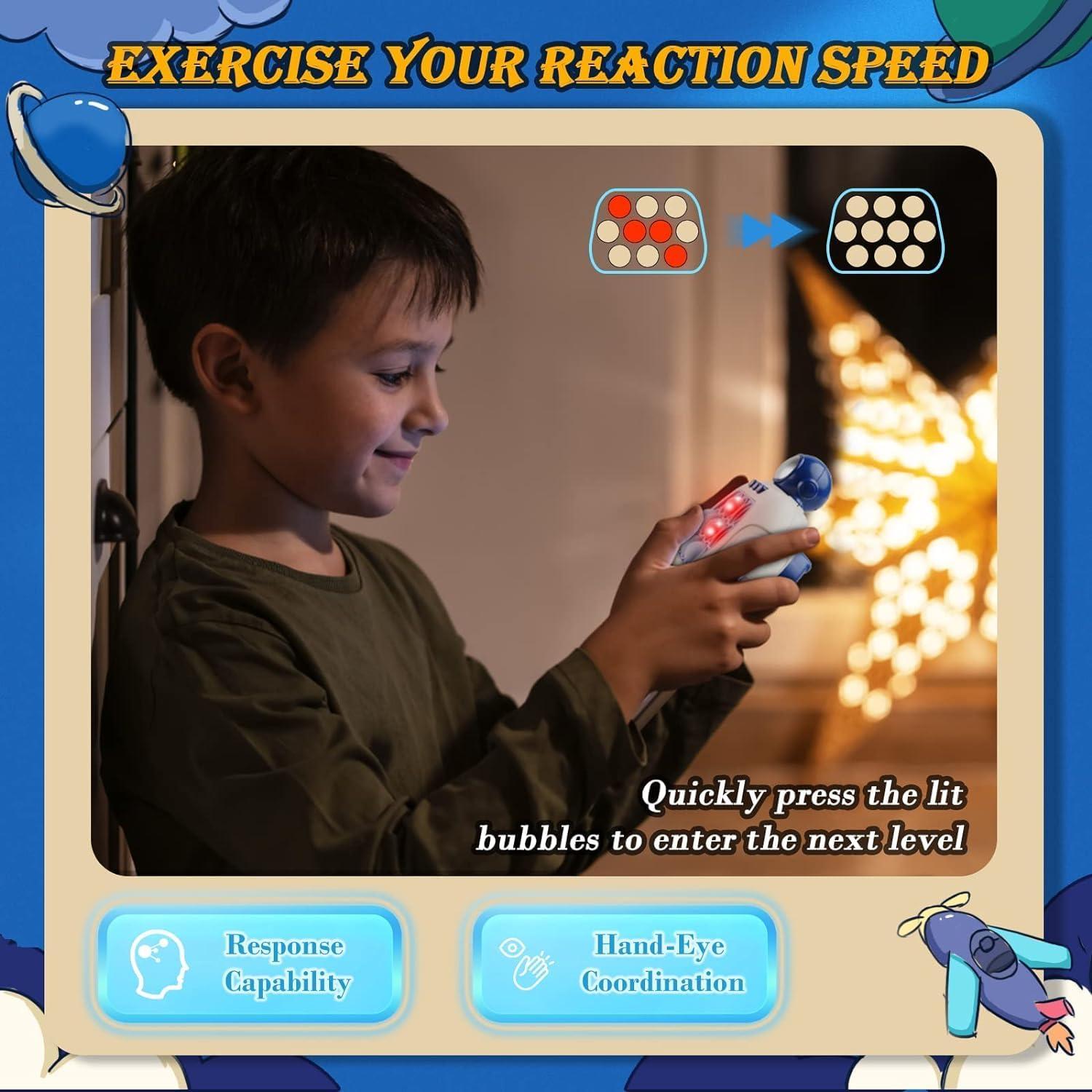 Juego Antiestrés Azyh Consola de Astronauta Azul 999 Niveles