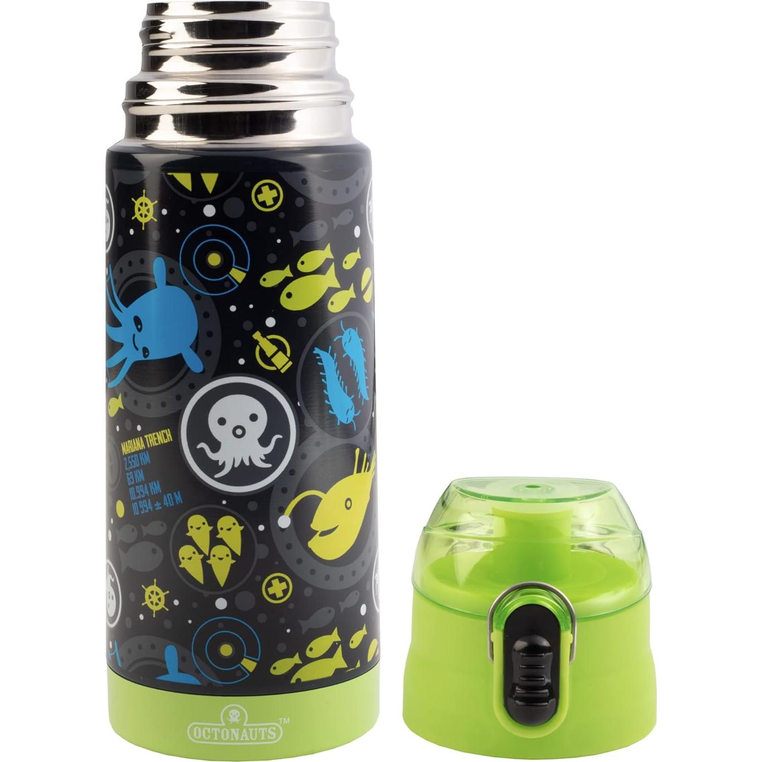 Botella de Agua Aislada SCS Direct Octonauts 384 ml Lima