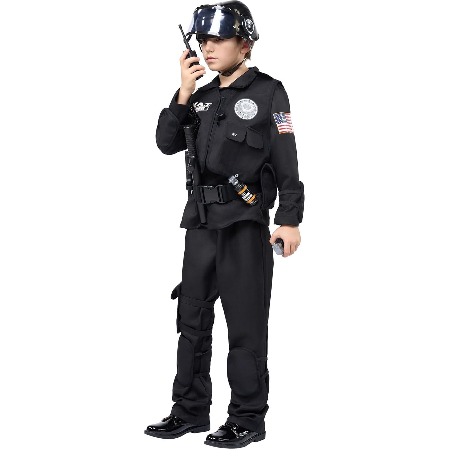 Disfraz Oficial SWAT Spooktacular para Niños 5-7 años