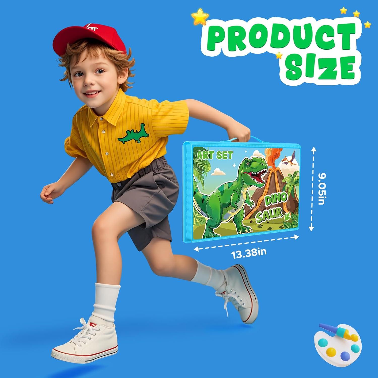 Kit de Arte Homicozy para Niños Dinosaurios 33x19cm