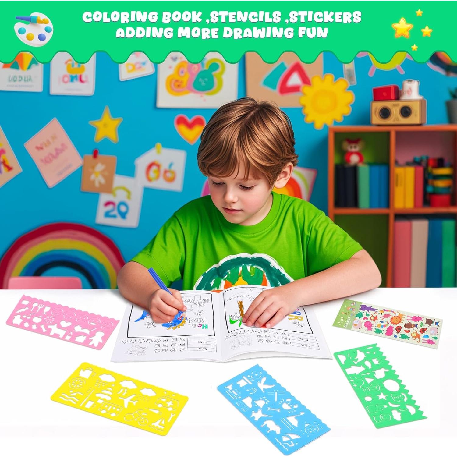 Kit de Arte Homicozy para Niños Dinosaurios 33x19cm