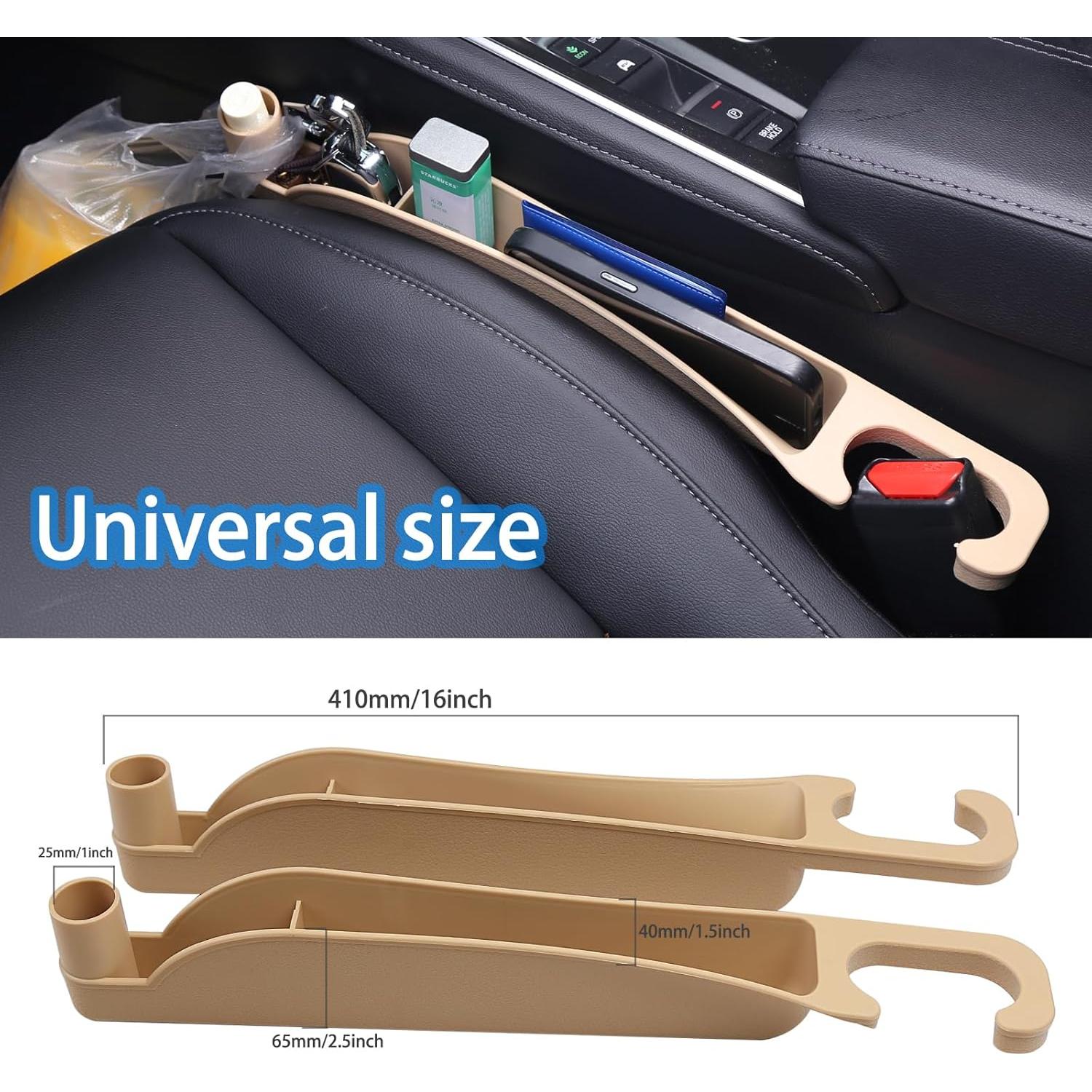 Juego de 2 Rellenos de Espacio entre Asientos Supin Beige