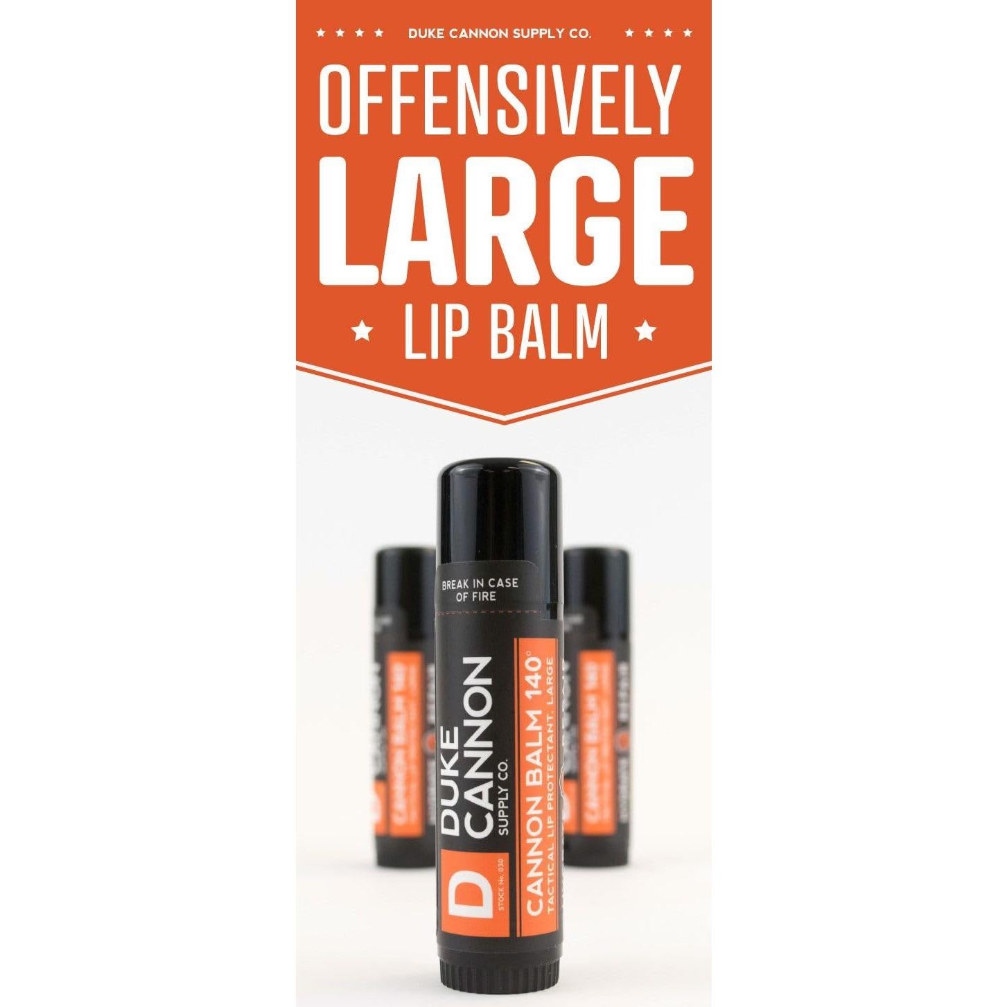 Bálsamo Labial Táctico Duke Cannon 15.87g Sabor Naranja Menta SPF 30