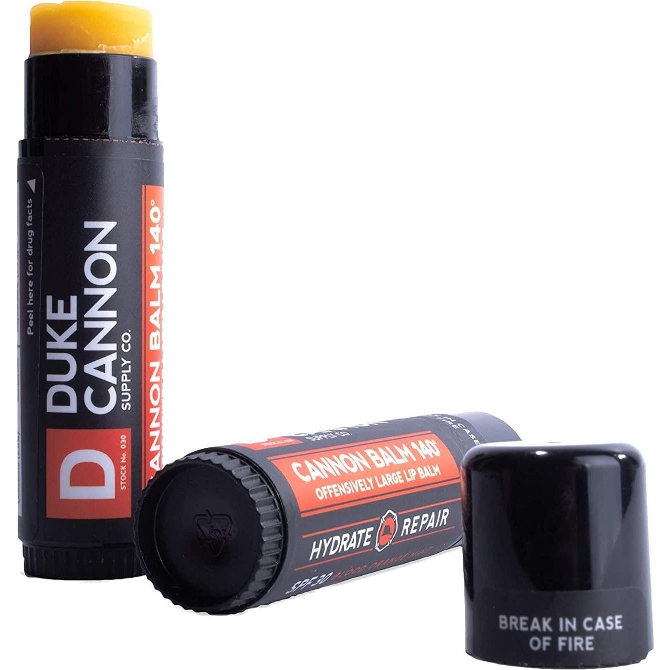 Bálsamo Labial Táctico Duke Cannon 15.87g Sabor Naranja Menta SPF 30