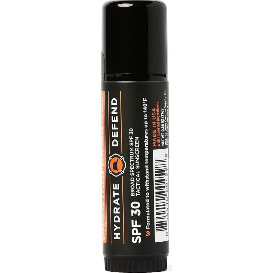 Bálsamo Labial Táctico Duke Cannon 15.87g Sabor Naranja Menta SPF 30