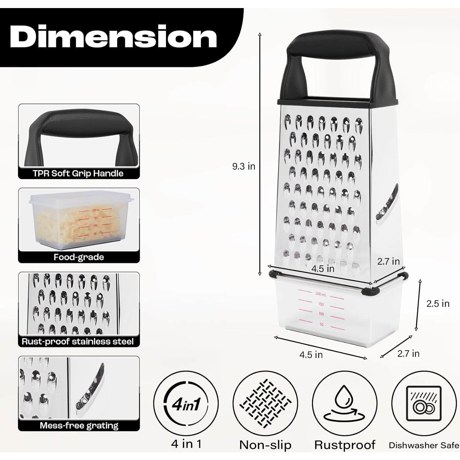 Rallador de Queso Profesional Reecaz MG-A Acero Inoxidable