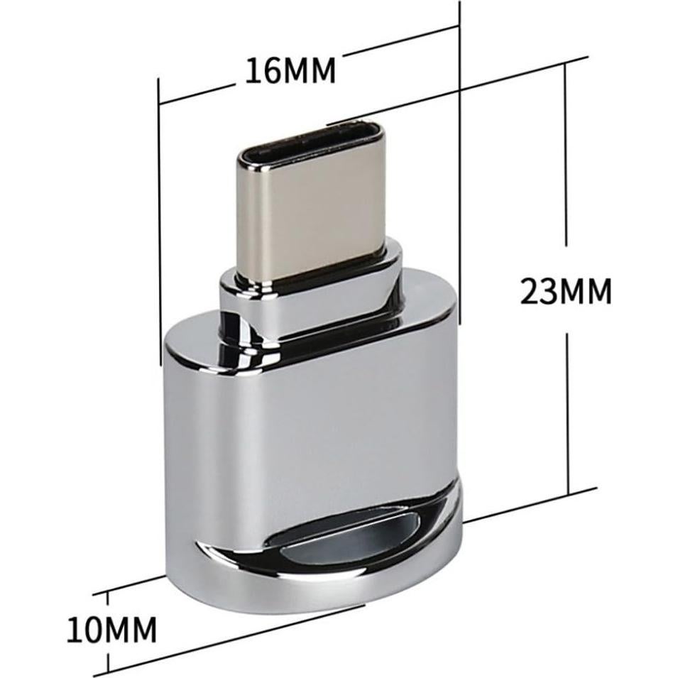 Adaptador Lector de Tarjeta USB Tipo C Cablecc 2 Pcs