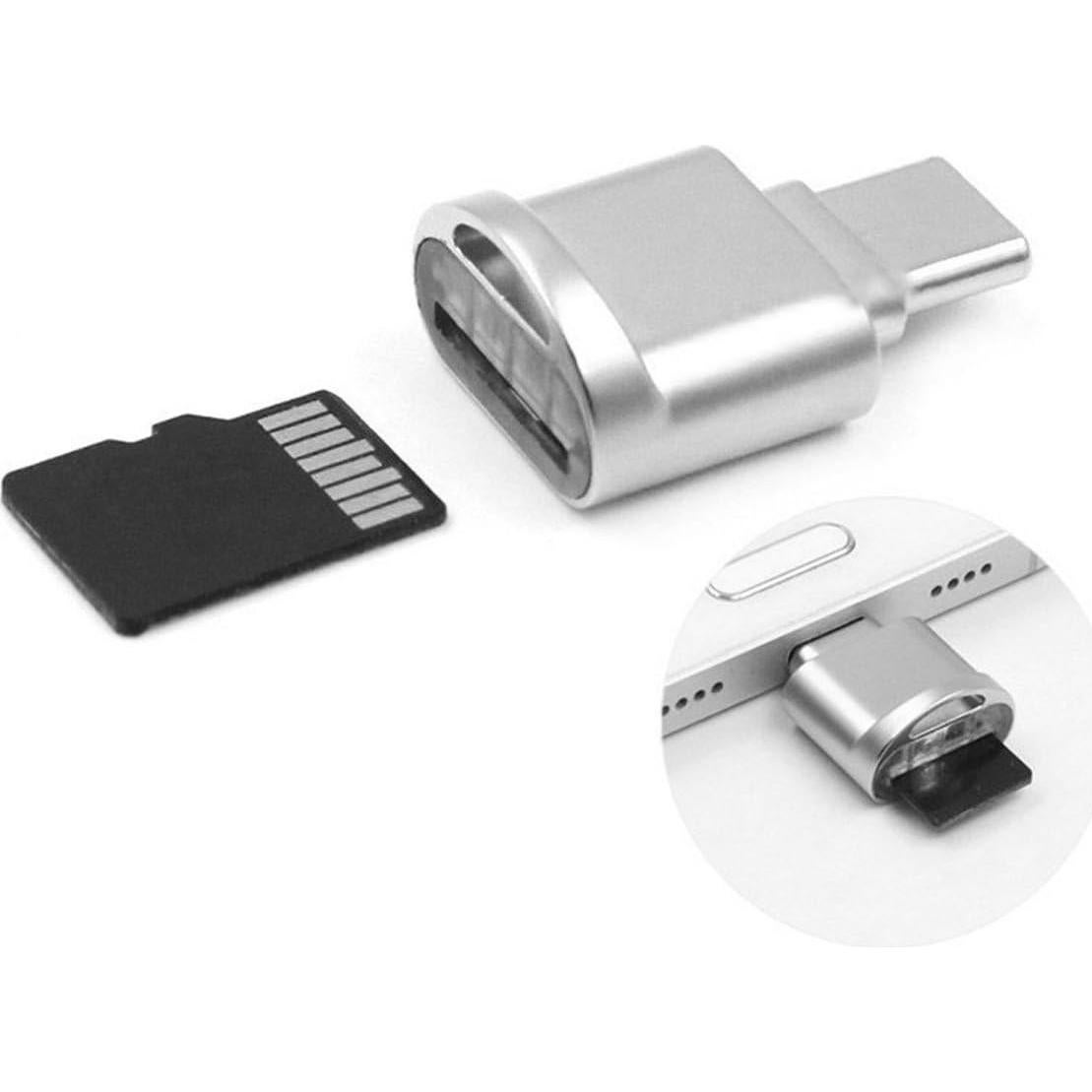 Adaptador Lector de Tarjeta USB Tipo C Cablecc 2 Pcs