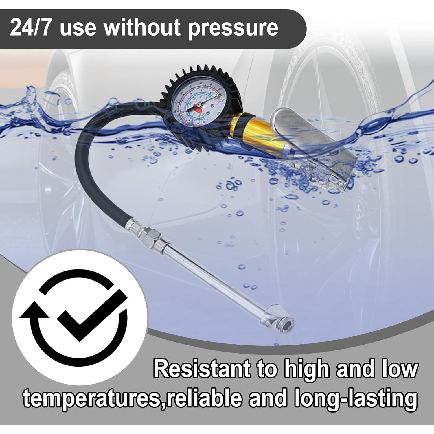 Medidor Digital de Presión de Neumáticos UHANBUT con Inflador 0-15.17 bar