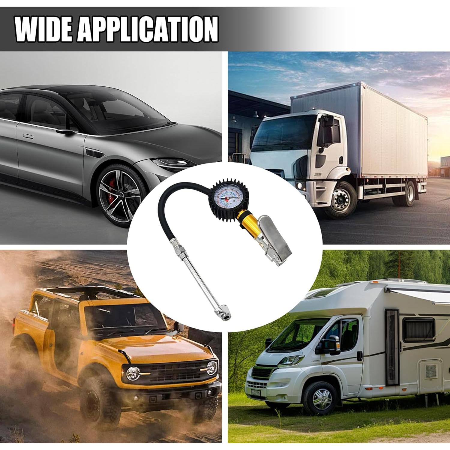 Medidor Digital de Presión de Neumáticos UHANBUT con Inflador 0-15.17 bar