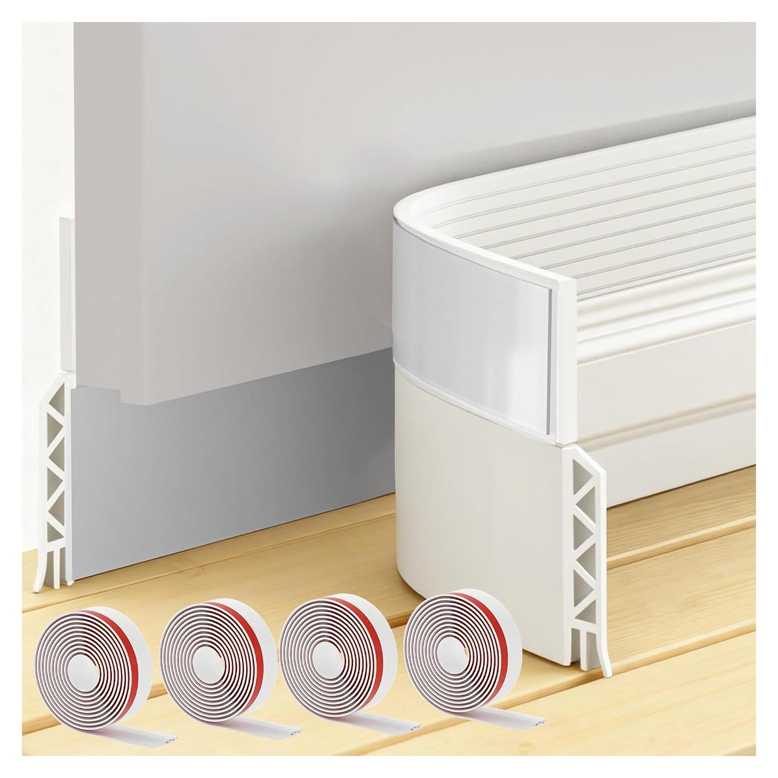 Paquete de 4 tiras aislantes para puertas Yuquan 99 cm