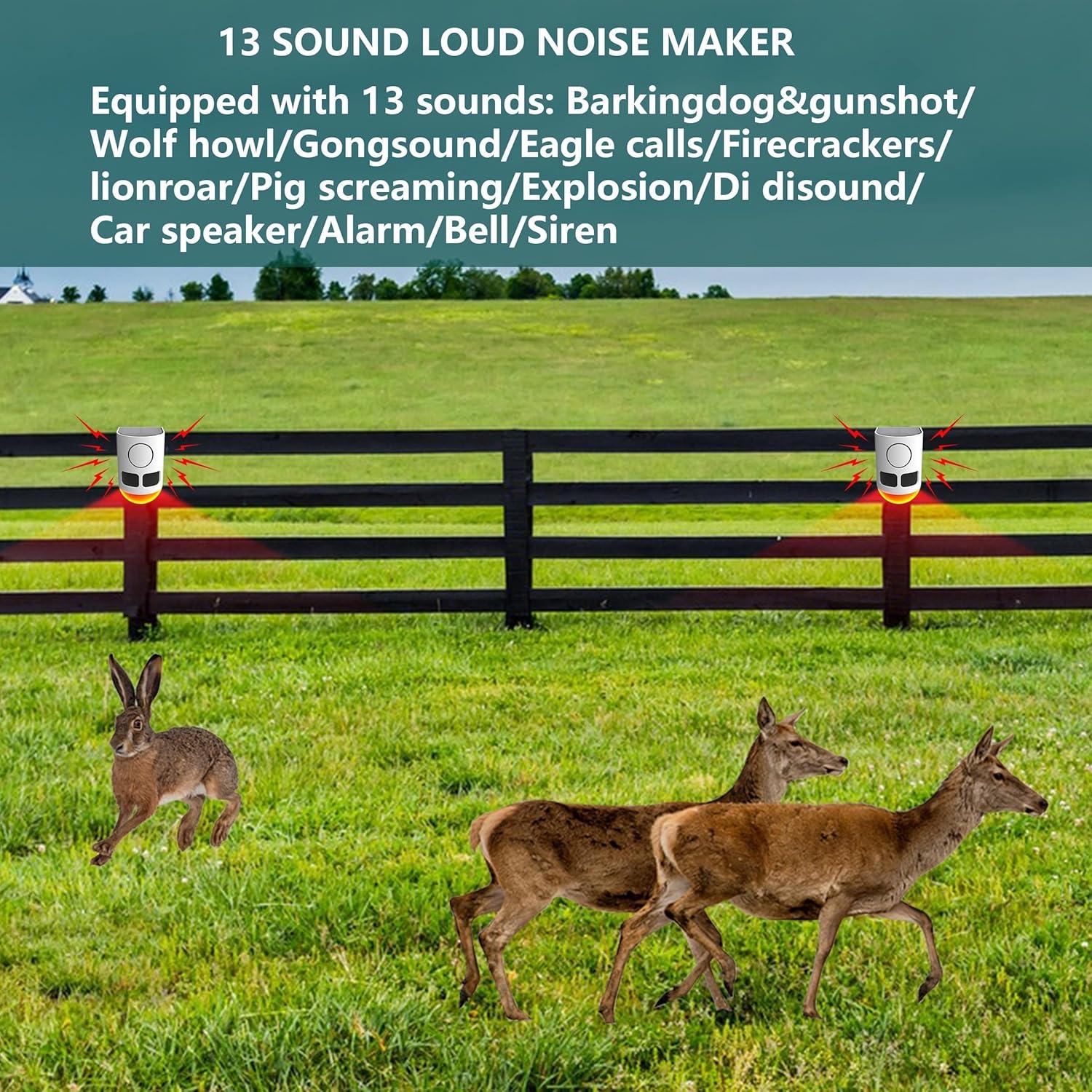 Alarma Solar de Movimiento Comboss 129dB Impermeable 4 Modos