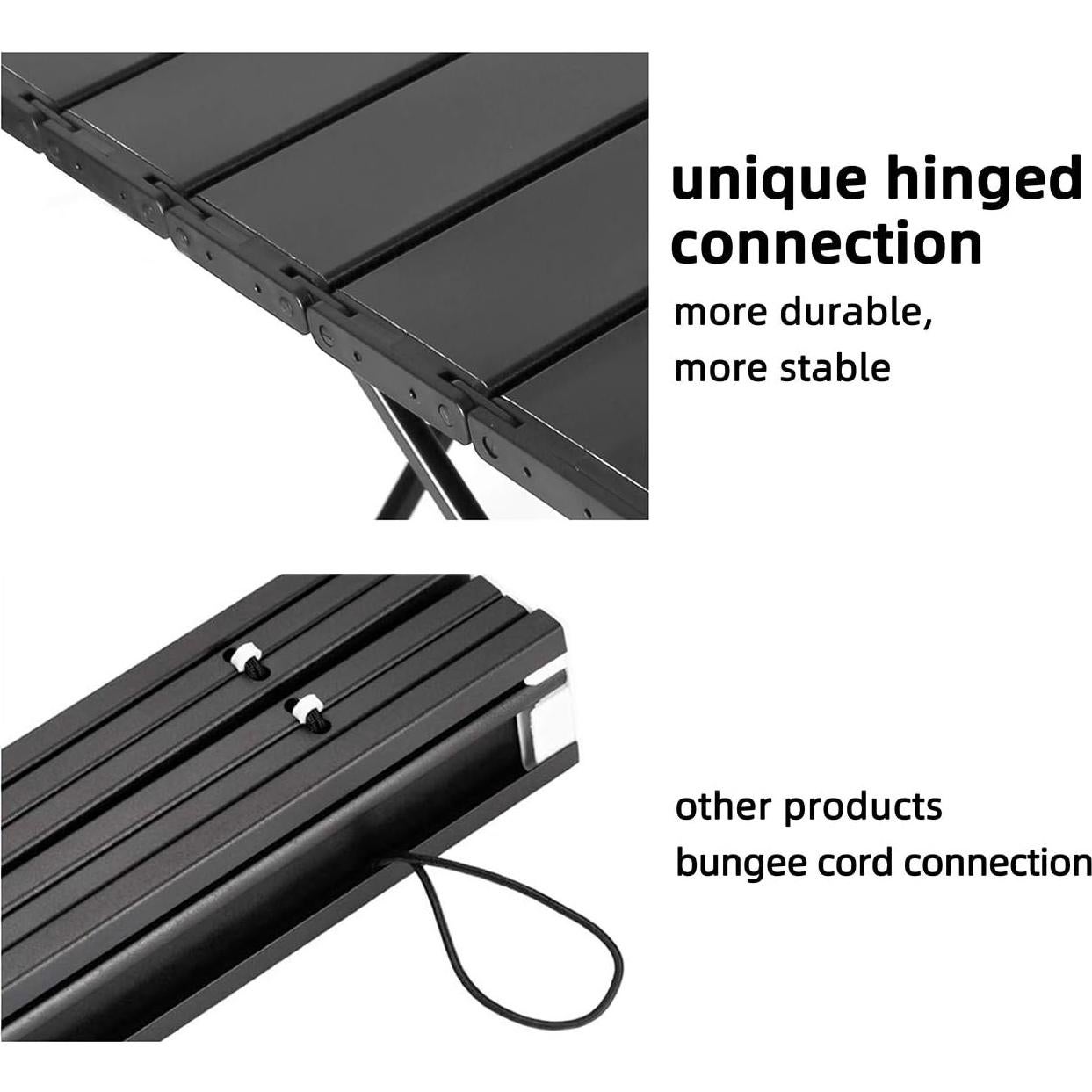 Mesa de Playa Plegable ROCK CLOUD Portátil Ajustable 0.68 kg