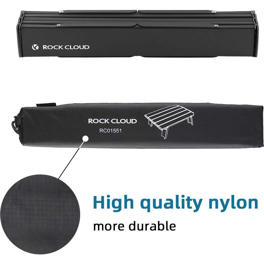 Mesa de Playa Plegable ROCK CLOUD Portátil Ajustable 0.68 kg