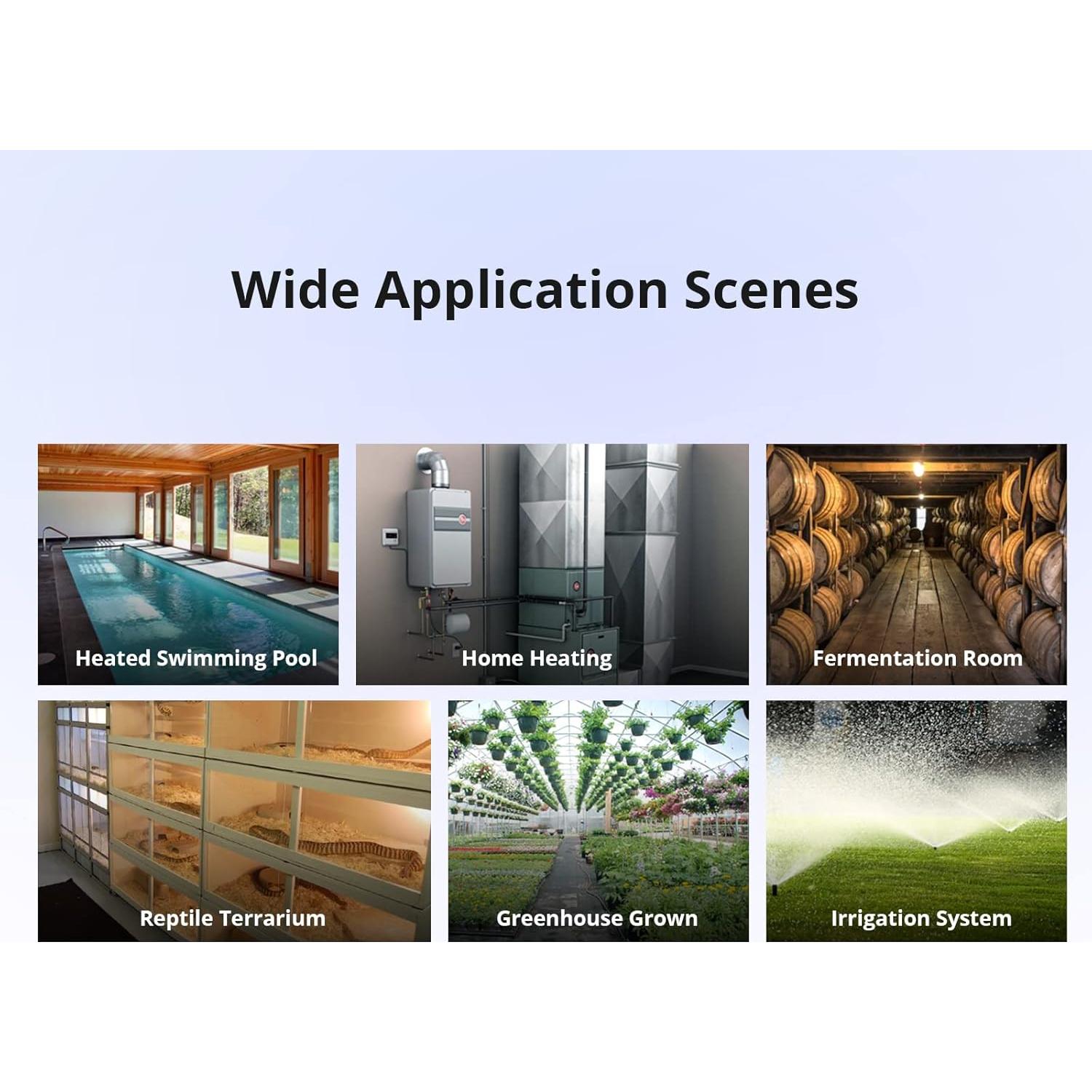 Interruptor Inteligente SONOFF THR316 con Monitoreo de Temperatura y Humedad