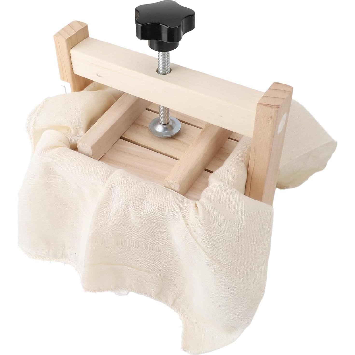 Prensa de Tofu de Madera Aqxreight con 9 Accesorios