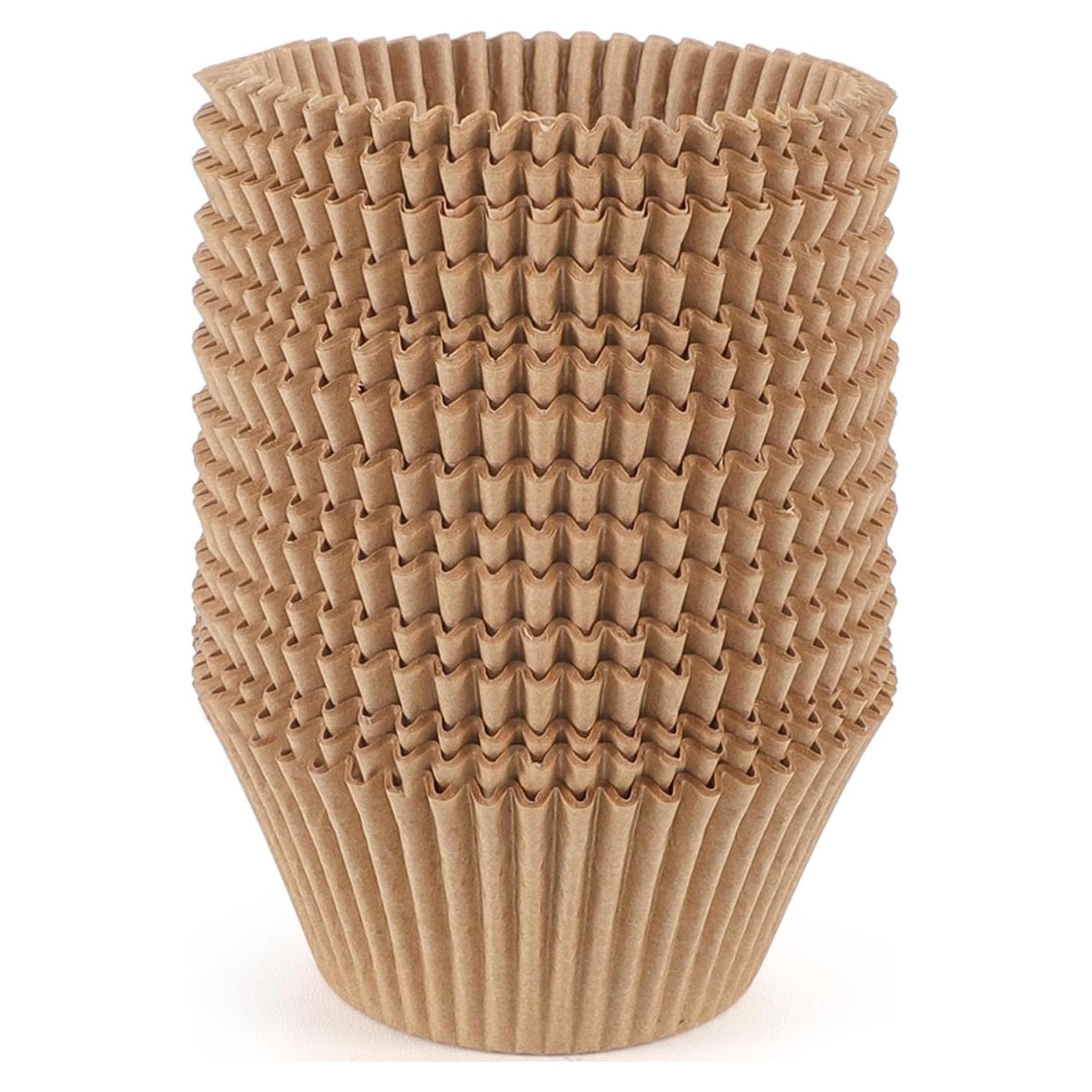 Forros de Cupcake Jumbo Caperci 150 Unidades Naturales