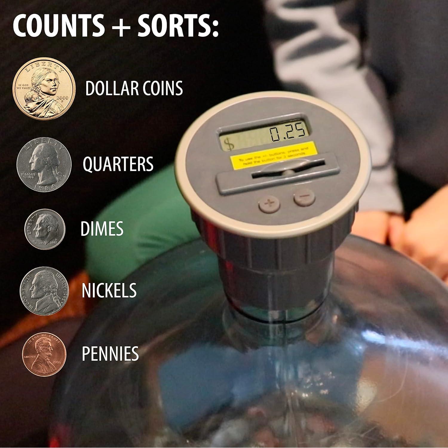 Contador de Monedas Digital Tapa de Botella Elección del Maestro