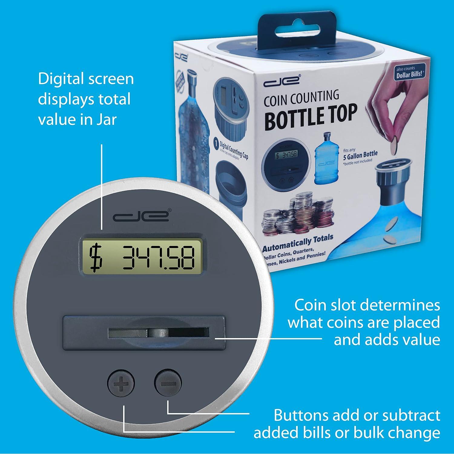Contador de Monedas Digital Tapa de Botella Elección del Maestro