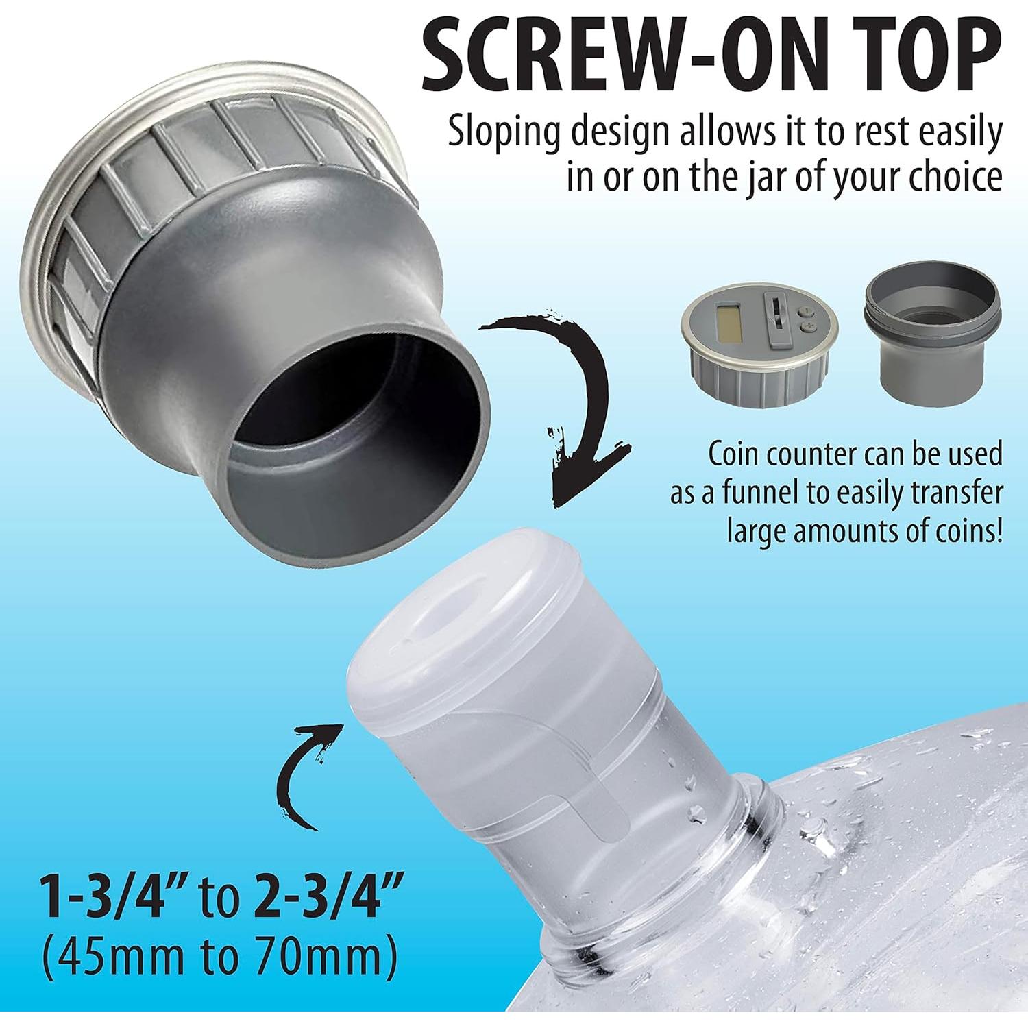 Contador de Monedas Digital Tapa de Botella Elección del Maestro