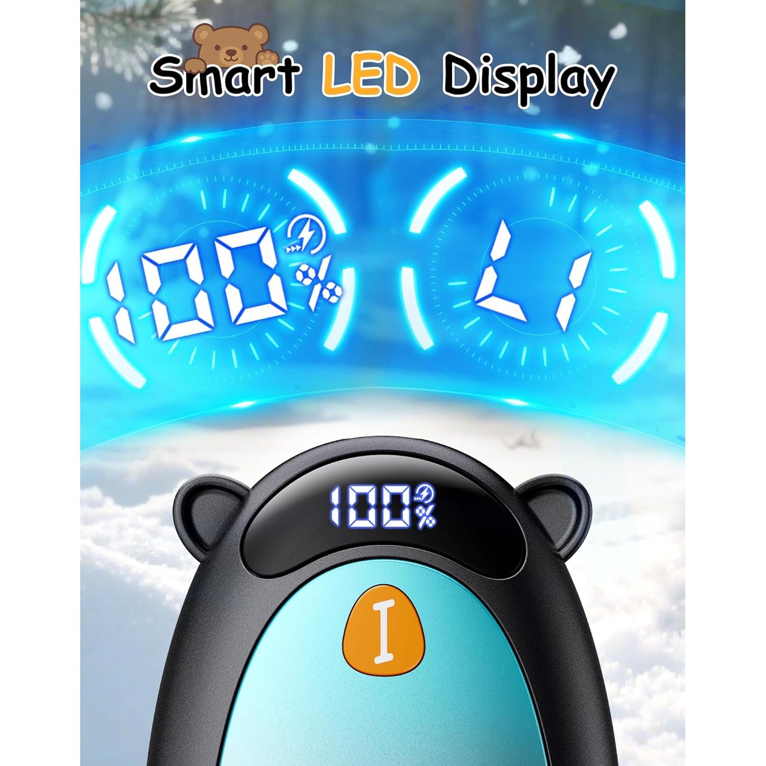 Calentadores de Manos Eléctricos Taiofan BR07, 4 Niveles, 2 Piezas