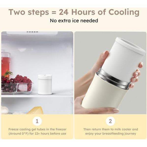 Enfriador de Leche Materna SporraMom B12 1.5L Portátil Púrpura