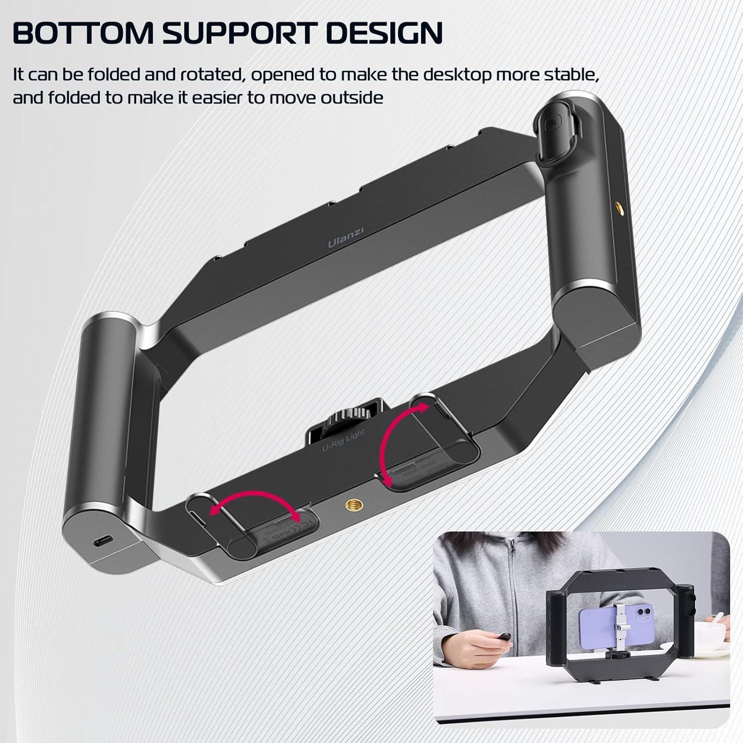 Rig de Video ULANZI U-Rig Light con Luz y Batería 5000mAh