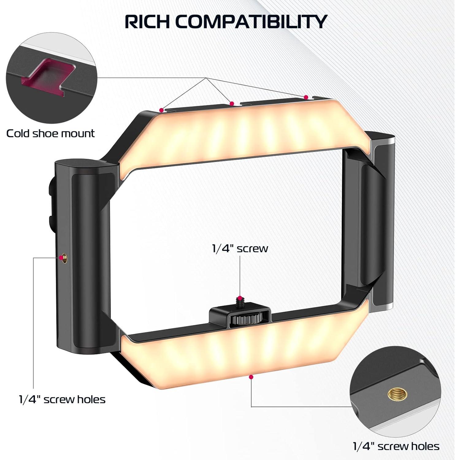 Rig de Video ULANZI U-Rig Light con Luz y Batería 5000mAh
