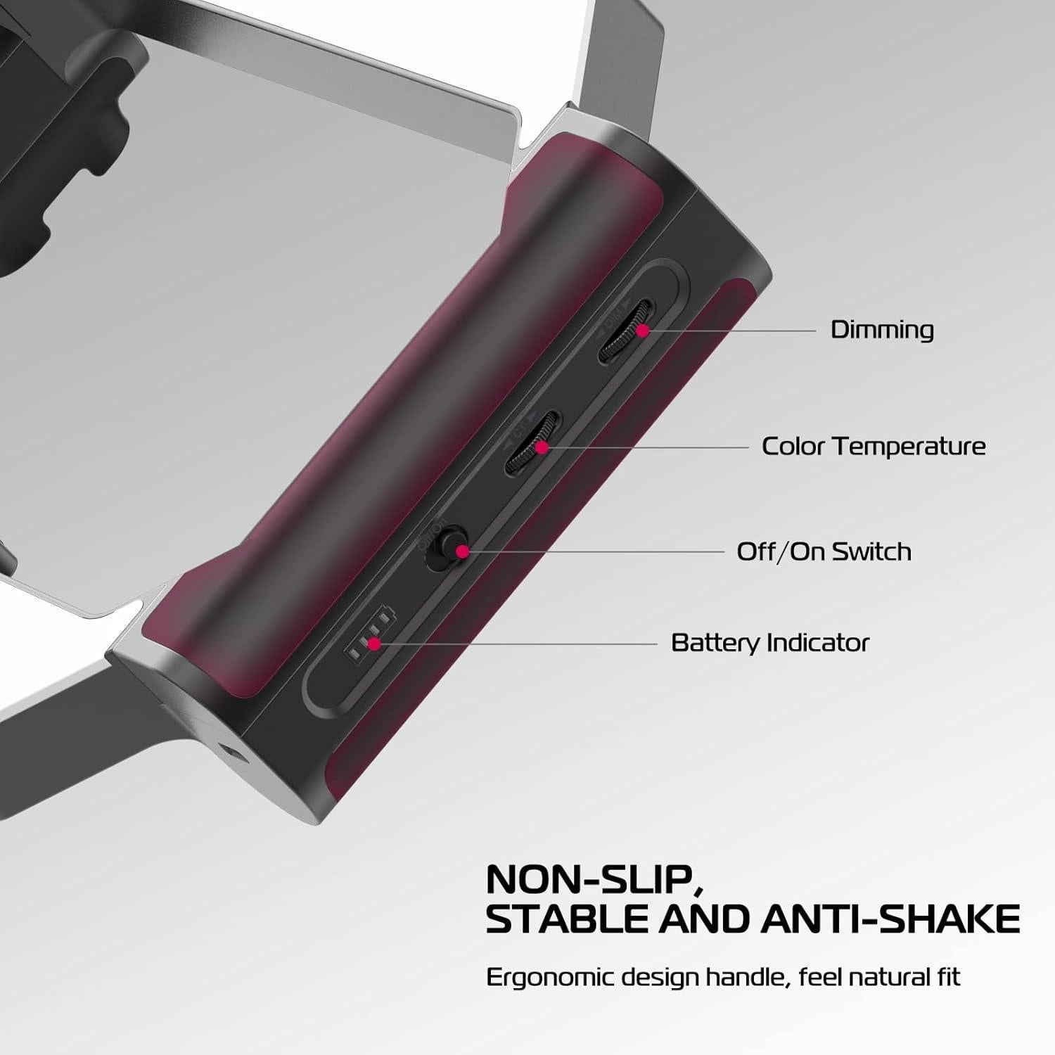 Rig de Video ULANZI U-Rig Light con Luz y Batería 5000mAh
