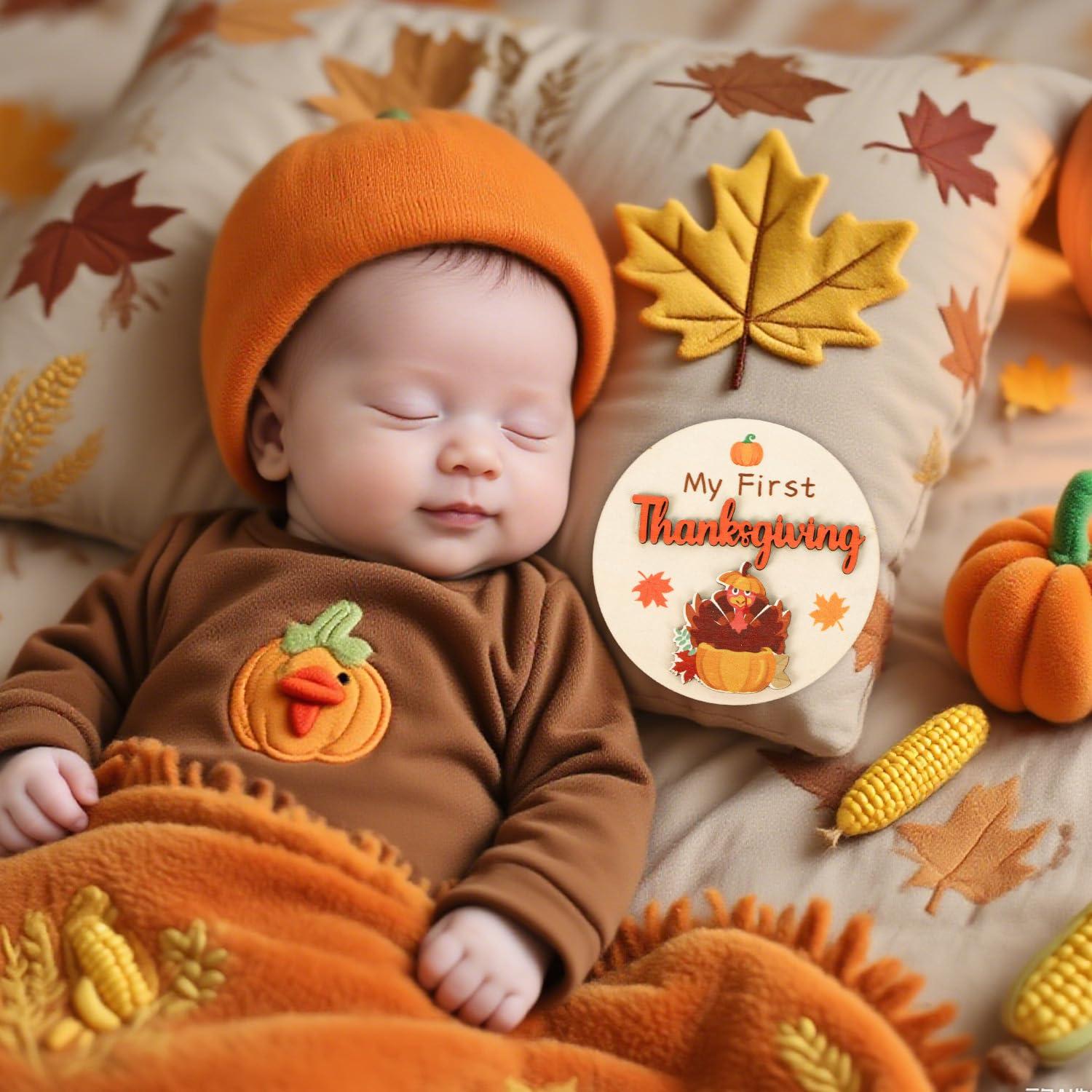 Carteles de Hitos Mensuales para Bebés 11PCS Madera Animales