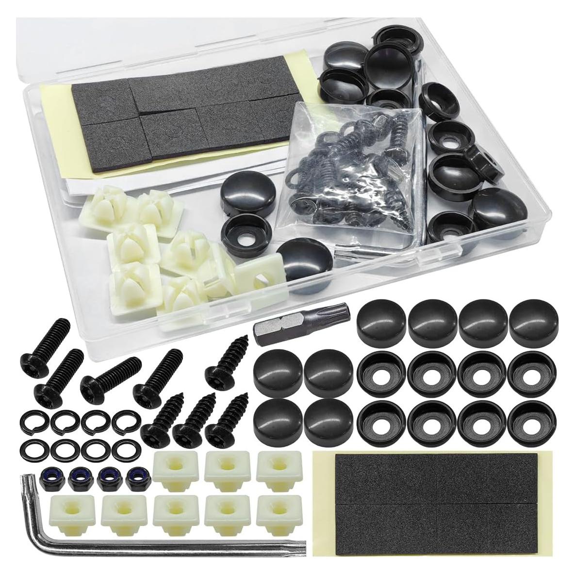 Kit de Tornillos Antirrobo para Placa de Licencia UHANBUT